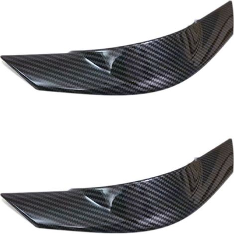2 embellecedores de marco de volante de fibra de carbono para Demio DL Sedán DJ Hatchback 2018 2019