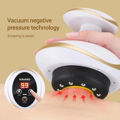 Appareil de massage corporel pour soulager la cellulite et les douleurs dorsales grâce à la thérapie par la chaleur (fonctionne via une alimentation USB)-AquaForge (1/5)