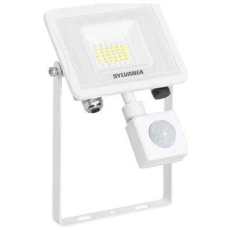 Projecteur LED SylFlood IP65 18W 2000lm 840 PIR Blanc - SYLVANIA (1/4)