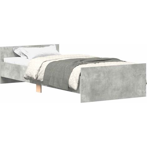 Maison Exclusive - Giroletto Grigio Cemento 90x190 cm in Legno Multistrato (1/5)
