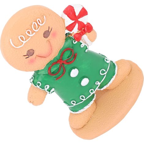 Figurines de table en pain d'épice pour enfants, créativité, jolies décorations de table de Noël en pain d'épice pour magasin, bar, garçon, bonbons (1/5)