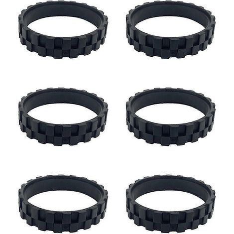 Kit d'accessoires en 6 pièces compatible avec Roborock S5T6T7 : roues de marche, pneus, remplacement du couvercle extérieur, pièces pour aspirateur robot, système d'exploitation. (1/5)