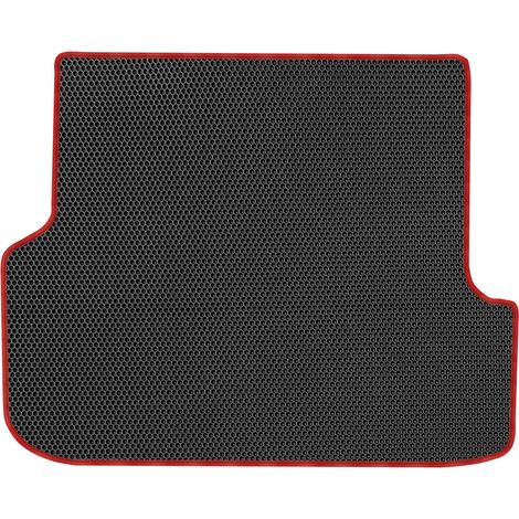 Tapis de coffre EVA pour Opel Omega B Kombi (1994-2003), motif nid d'abeille noir (1/5)
