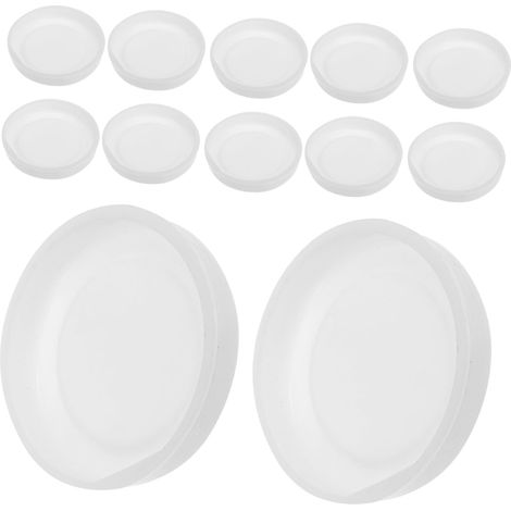 20 bouchons en plastique pour tubes carton, ronds d'expédition (1/5)