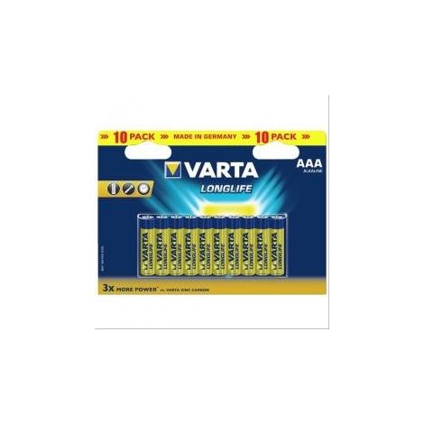 Pile alcaline Varta Longlife LR06/AA 1,5V - vendu par 10