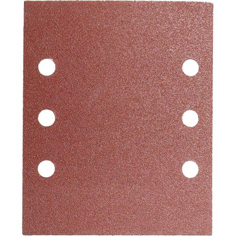 lija recambio con velcro 114x140 mm. con agujeros grano  40 (10 piezas)