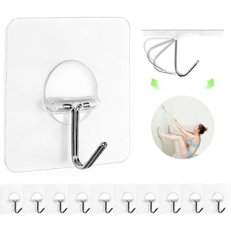 Haken & 12 Stück - Transparente, nahtlose Haken (80 Filamente) - Haken & 12 Stück - Transparente, nahtlose Haken (80 Filamente) (1/5)