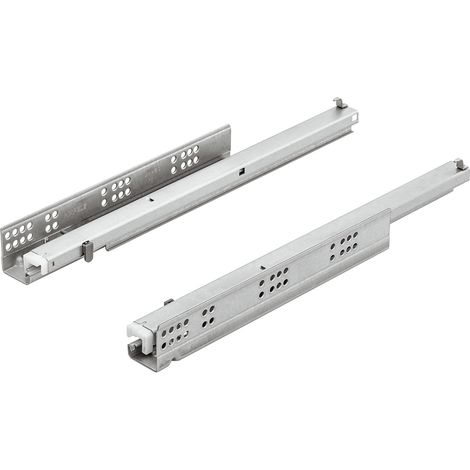 Coulisse tiroir simple longueur 700 mm blanc 30 kg HAFEL 423.03.870