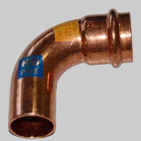 CURVA RAME A PRESSARE 90° MASCHIO/FEMMINA - 12 x 12