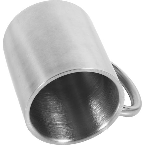 Tasse Isotherme en Acier Inoxydable pour Étudiants - Parfait pour Voyage, Camping, Café, Thé ou Lait (1/5)
