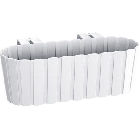 Prosperplast Blumenkasten BOARDEE HOOK Weiß 38,3 cm (1/3)