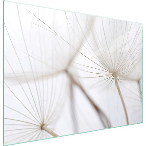 PIASTRA PROTETTIVA IN VETRO PER STUFA 70x52 FLOWER (1/5)