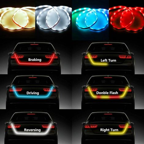 Bande LED de Coffre 4 Couleurs, 150CM 59", Flux Dynamique, (1/5)