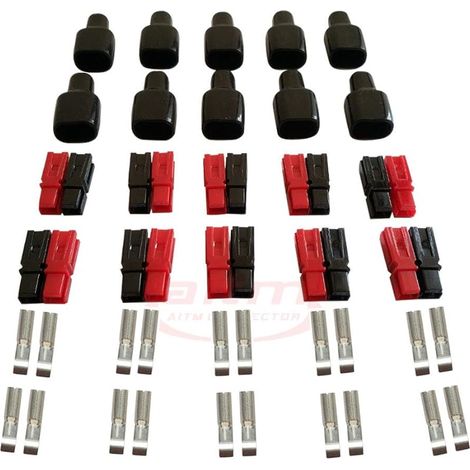 Connecteur de batterie Batterie à Connexion Rapide 30A Connecteurs d'Alimentation Modulaires Déconnexion Rapide (10) (1/5)