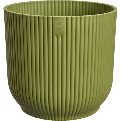 Vaso Vibes Fold Round Mini D 7 x H 7 cm Verde Felce Elho