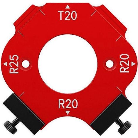 Gabarits de positionnement d'angle d'arc pour défonceuse à bois, moule d'angle intérieur/extérieur, outils de positionnement réutilisables B (1/5)