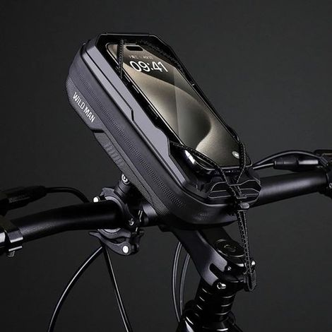 Sacoche de cadre/étui pour vélo Wildman GX330, fixation vélo, noir (1/5)