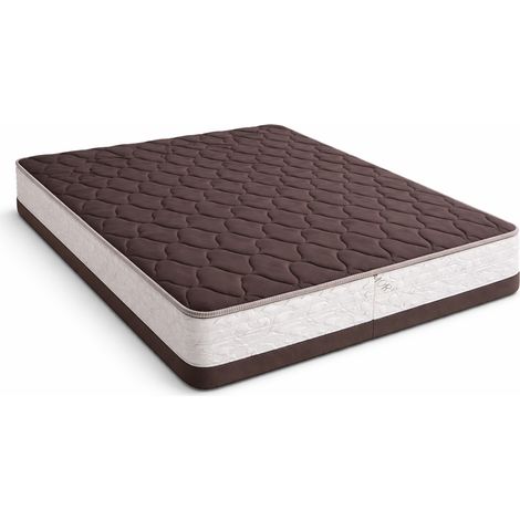 Matelas 160x200 Mousse à Mémoire de Forme 50 Kg/m3 + Poli Lattex Indéformable - Soutien Très Ferme - Hauteur 23 cm 160 200 King Memory