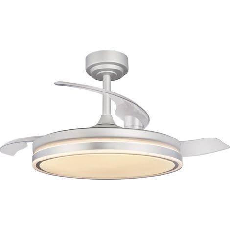 Ventilador de Techo CristalRecord RETRACT MOSS Gris 72 W (1/5)