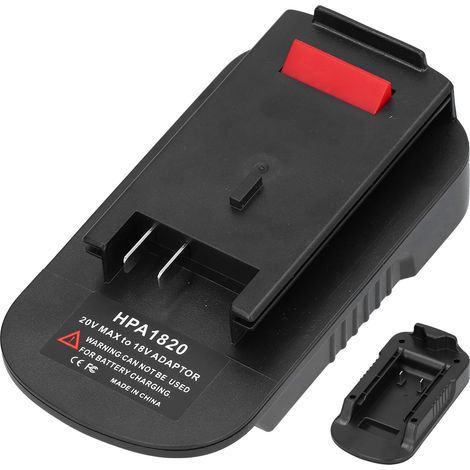 Adaptateur/convertisseur de batterie HPA1820 pour batterie lithium Stanley 20 V FMC680L FMC685L