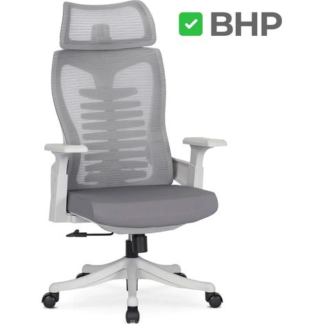 Caret 2 Ergonomischer Drehstuhl, belüftet, Grau, Modern (1/5)