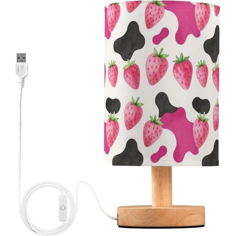FRODOTGV Lampe de table avec LED et bouton d'alimentation USB (1/5)