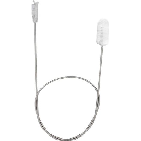 Brosse de nettoyage double tête à ressort pour filtre d'aquarium. Brosse de nettoyage pour tuyau d'aquarium. (1/3)