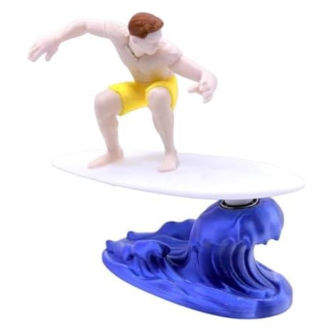 Figurines génériques pour tableau de bord, figurine de surfeur avec mouvement inertiel, pour tableau de bord et bureau – pour véhicules, voitures, berlines, pick-ups, scooters, SUV, consoles, hommes e (1/5)