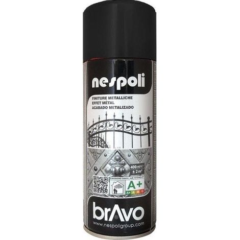 BRAVO'' SMALTO ACRILICO NERO DIAMANTATO 400ML
