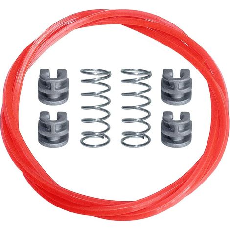 Kit de ressort avec manchon pour œillet de ligne de débroussailleuse 3mm 3M pour Stihl FS100 FS106 FS108 FS110 FS120 moteur de débroussailleuse 4003 713 8301, 0000 997 1501 (1/5)