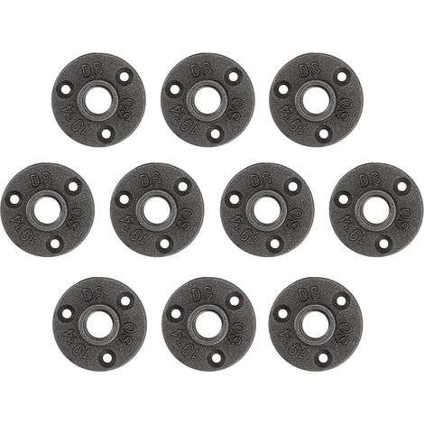 Filiyano-10 brides filetées métalliques pour fixation murale - 10 brides de tuyauterie (1/5)