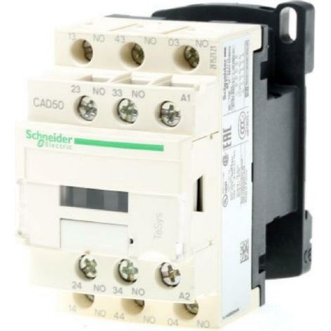 Schneider rele' contattore ausiliario 5no 24vac cad50b7