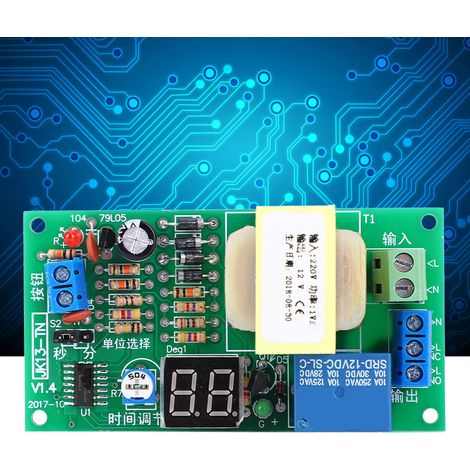 Module de relais temporisé haute précision JK13-TN, alimentation CC 220 V 50/60 Hz (1/5)