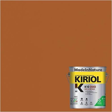 Peinture Métaux Antirouille, Sous couche et Finition, sur Fer, Acier, Galvanisé, même rouillés, très opacifiant - 0.75 litre - RAL 8023. (1/4)