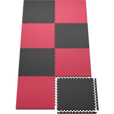 Tappetino puzzle in schiuma protettiva da 2 cm, 8 pezzi, per esercizi sotto le attrezzature (1/5)