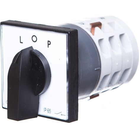 Interruttore a camme 12A L-0-P 3P KLUK pannello IP65