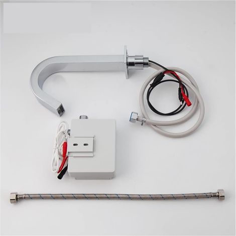 Salle de Bain Chaude et ampcold Touche Automatique des robinets de capteur Infrarouge Gratuit Sauvegardise économisant Le mélangeur à Robinet d'eau électrique inductive(Only Cold) (1/5)