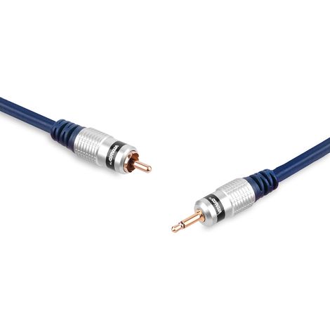 Cavo con connettore mono jack da 3,5 mm e connettore RCA vitalco, lunghezza 5,0 m (JKD50) (1/5)