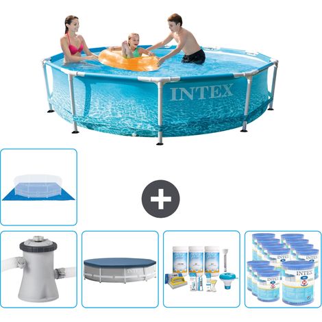 Piscine Intex à cadre rond - 305 x 76 cm - Comprend des Accessoires CB15 (1/5)