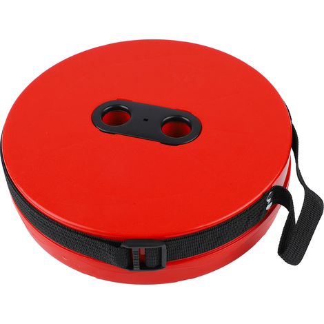 Tabouret télescopique pliable et portable, idéal pour la pêche (rouge). (1/5)