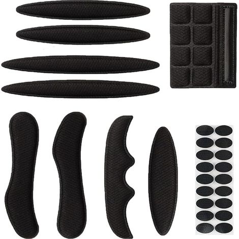 1 Set Mousse Casque Velo,Coussinet de Casque de Vélo Rembourrage de Casque Casque Rembourrage Kit,Mousse Casque Coussinets Anti-Collision Intérieurs,Accessoires de Casque Universels - Noir (1/5)
