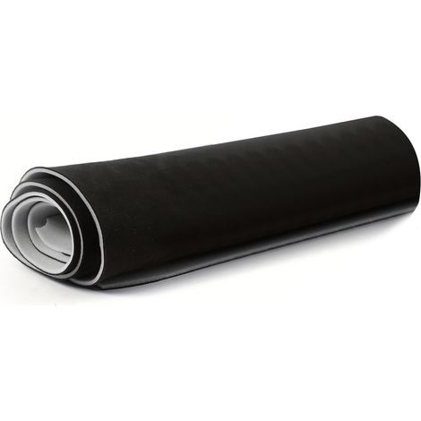 Tissu de doublure de toit de voiture Tissu de doublure d'ameublement de 200 cm Tissu de doublure de toit automobile Revêtement de toit en similicuir noir pour voitures et camping-cars, facile à (1/5)