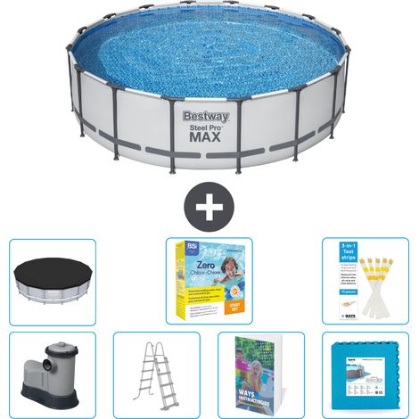 Bestway Steel Pro MAX Rund - 488x122 cm - 8-teilig S566