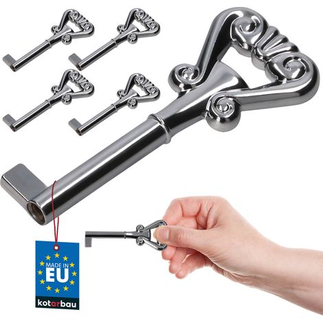 xLong Möbelschlüssel g2 CHROM - 5 Stück (1/5)