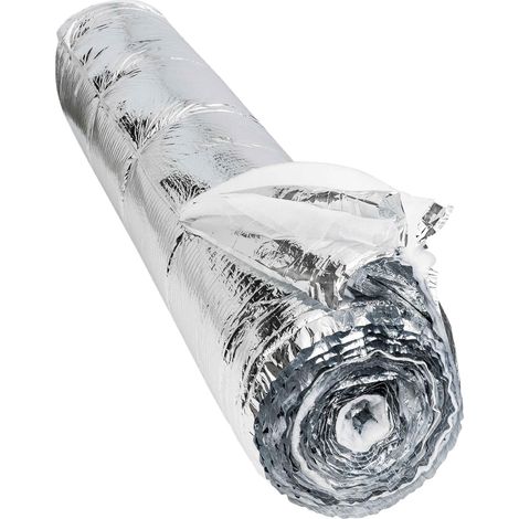 1 Rouleau Isolant Multicouches, 14 Épaisseurs, Aluminium, 1,5 x 8m, Pour Toiture Et Mur