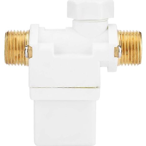 Électrovanne solaire 12 V CC G1/2" pour eau N/C normalement fermée
