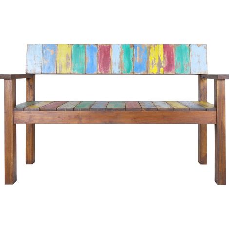 Maison Exclusive - Sitzbank 115 cm Altholz Massiv