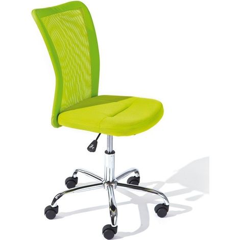 Sedia ufficio Verde Inter Link con ruote regolabile in altezza Dim. 43x56x88-98h (1/10)