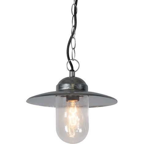 Industrielle Hängelampe Zink IP44 - Munich