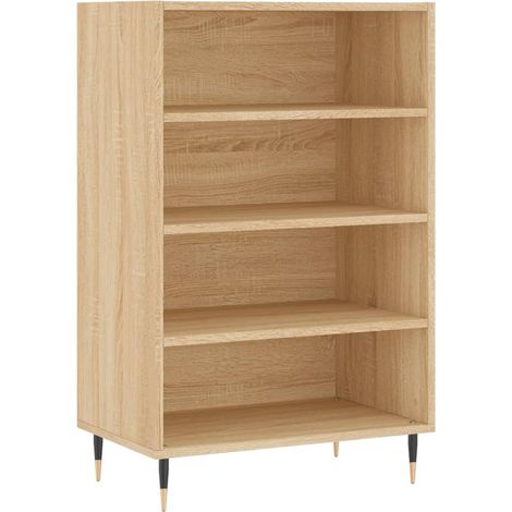 Credenza cassettiera cassettiera mobile contenitore organizer cucina soggiorno soggiorno alto Sonoma 57 x 35 x 90 cm derivati del legno marrone 020034075
